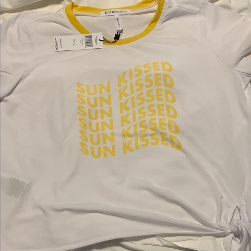 Bcbg generation sun kissed tee